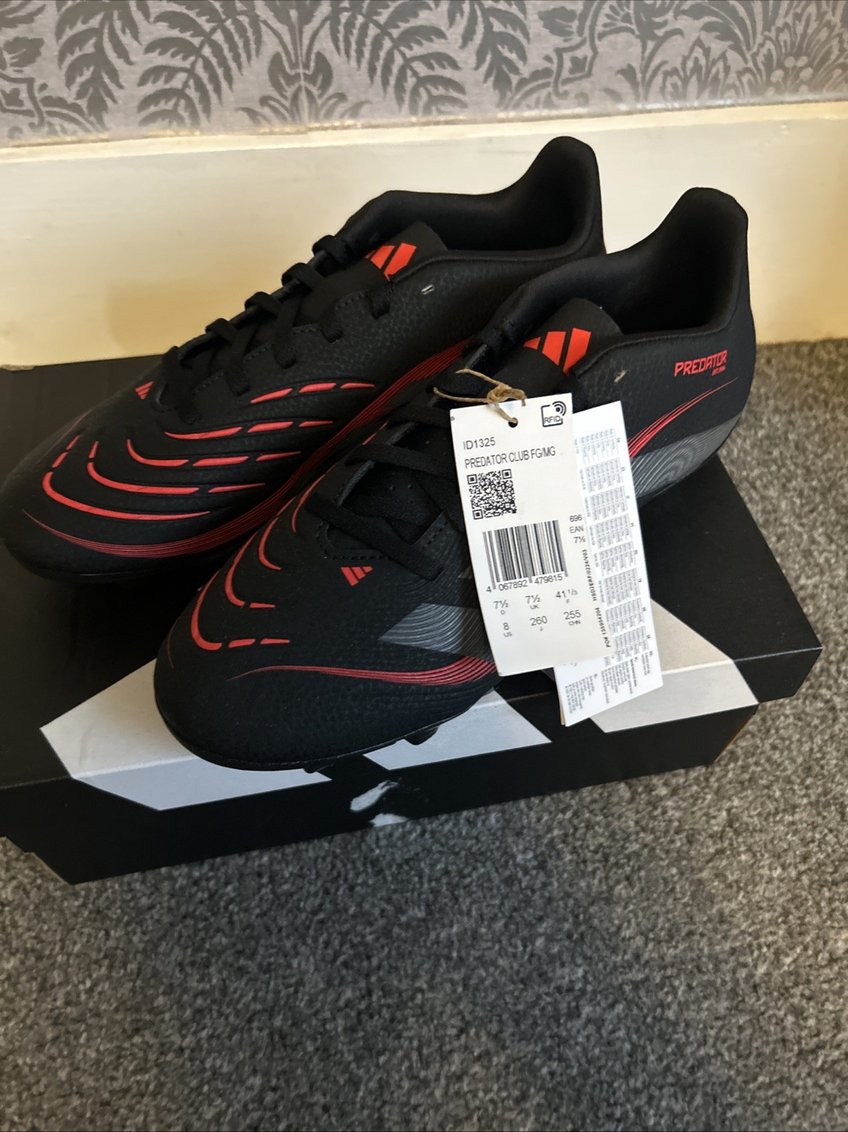 Adidas Predator Club Football Boots 7.5 BNWT for sale on Ebay