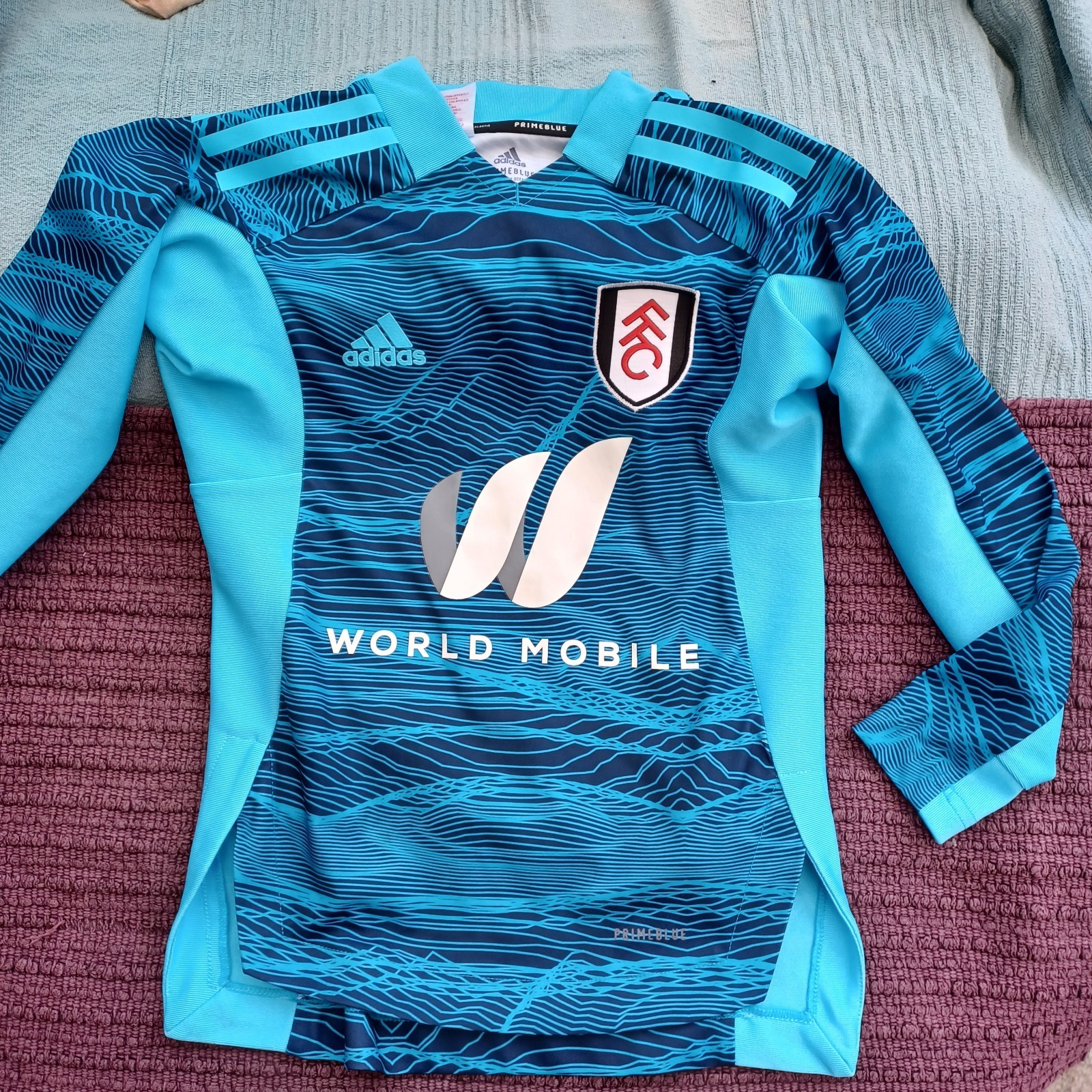 Fulham Goal Keeper 3rd Shirt 2021 -22size 7/8 for sale on Ebay