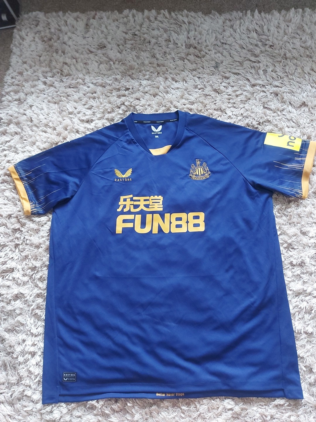 Newcastle United 2022/23 Away Castore Football Shirt 3XL for sale on Ebay