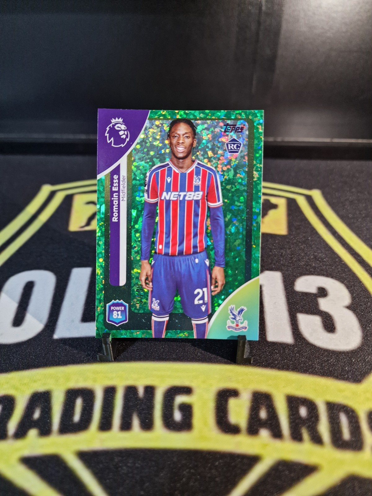 Romain Esse RC /99 Green Sparkle 2026 Topps Premier League Crystal Palace for sale on Ebay
