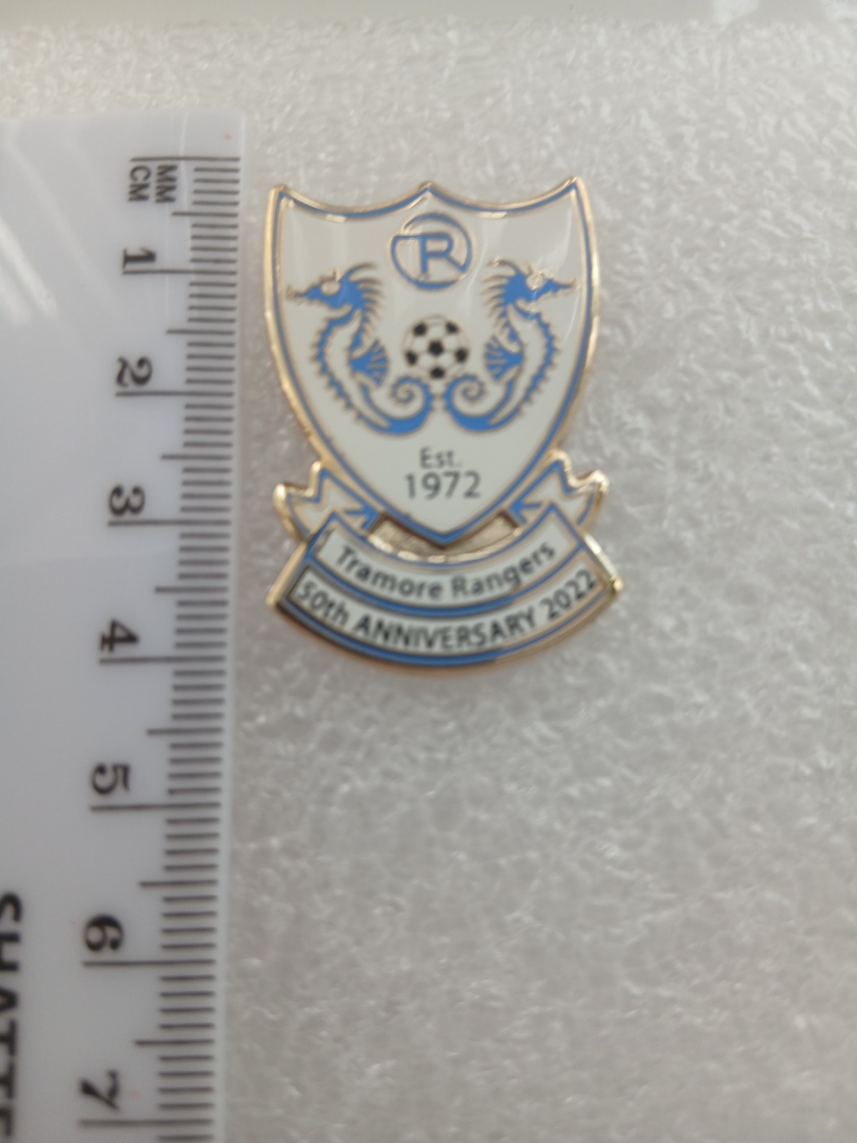 Tramore Rangers FC (Republic of Ireland) 50th Anniversary Badge for sale on Ebay