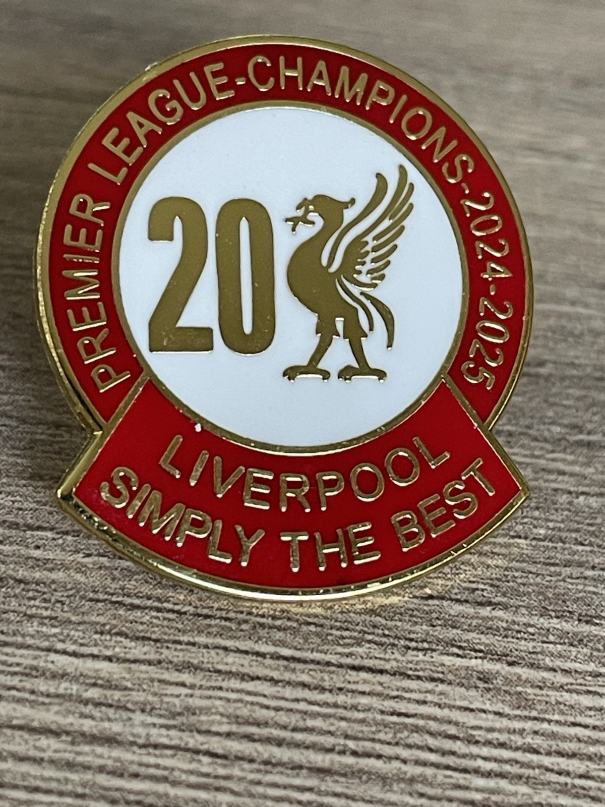 LIVERPOOL - LEAGUE CHAMPIONS - BADGE for sale on Ebay