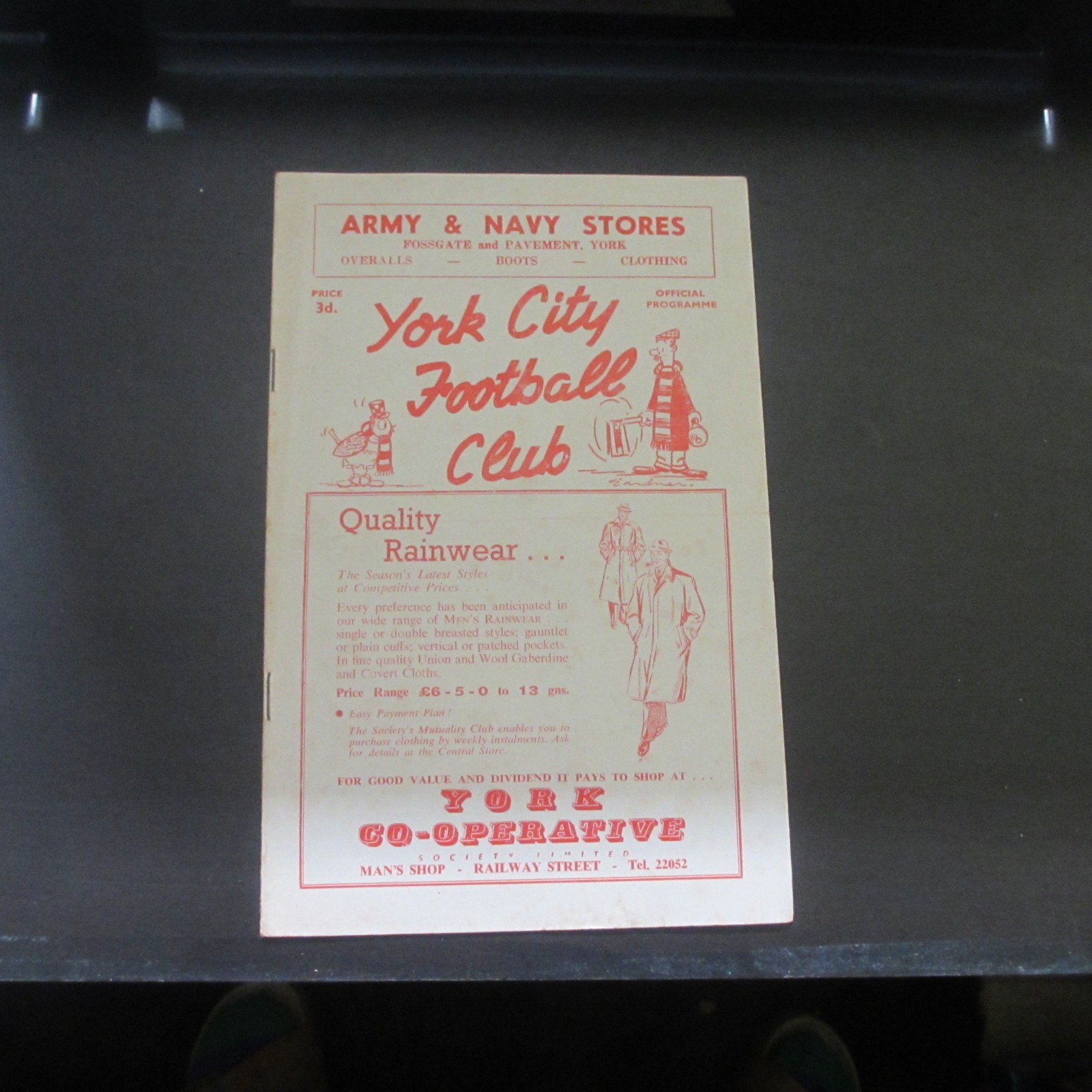 York v QPR Div 3 1959/60 for sale on Ebay