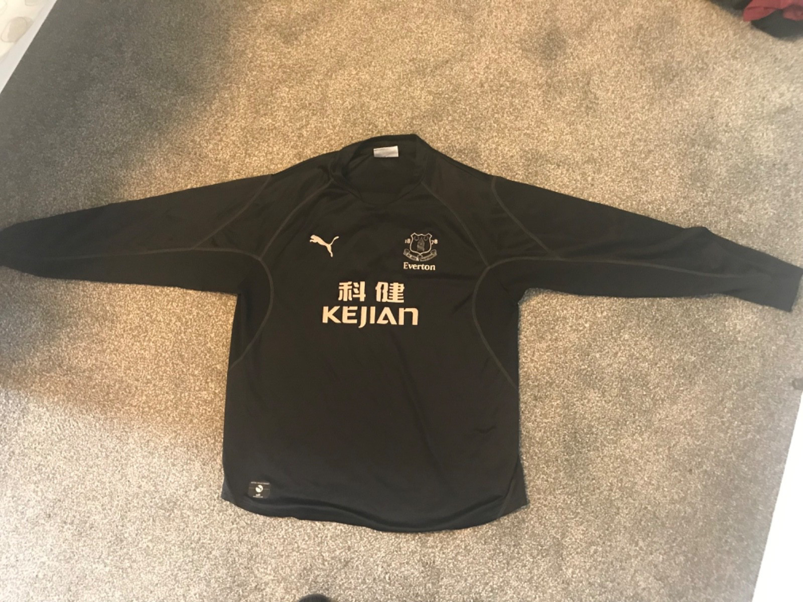 Everton 2002-03 XXL third shirt long-sleeved for sale on Ebay