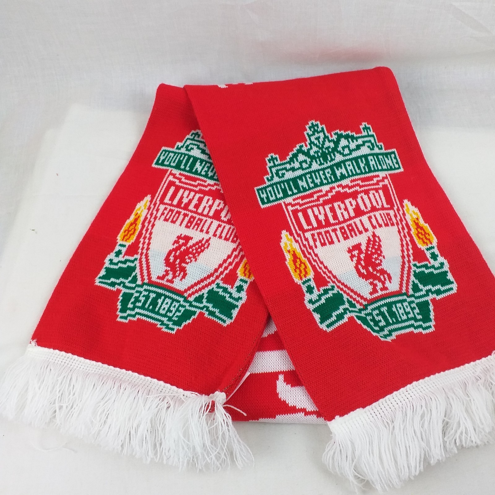 Liverpool FC Crest Scarf  You’ll Never Walk Alone (H25) for sale on Ebay