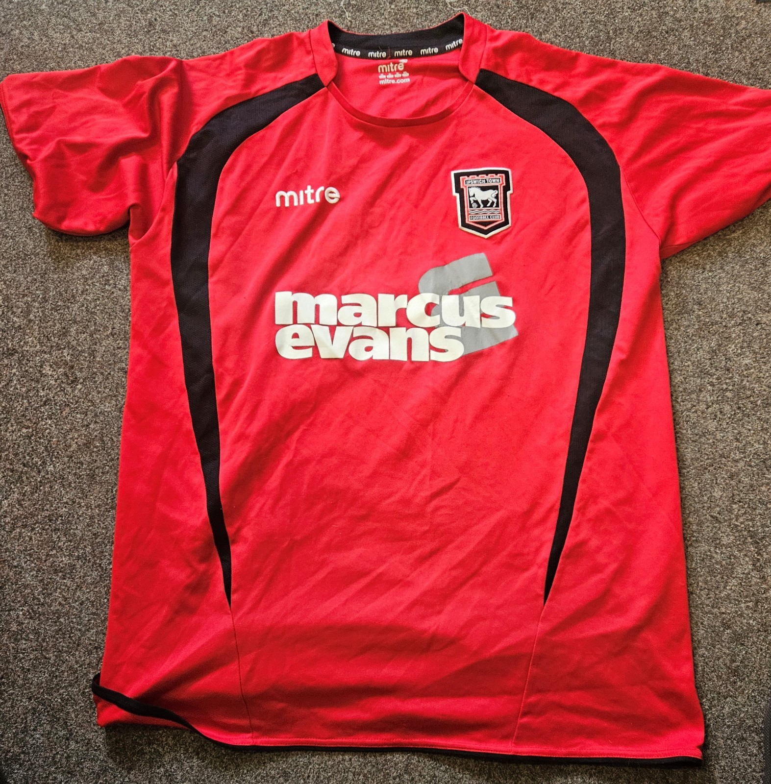 Ipswich Town Away Football Shirt 2008 2009 Size Extra Large XL, short sleeves for sale on Ebay