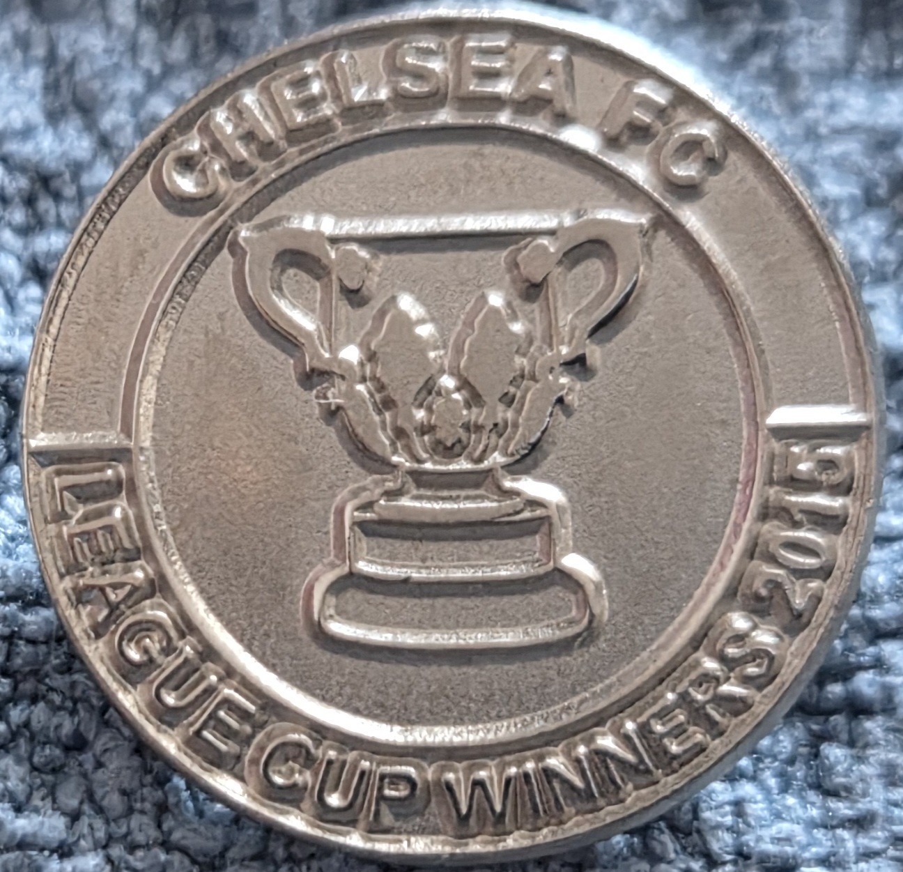 Chelsea FC Badge - CHELSEA LEAGUE CUP WINNERS 2015 BADGE for sale on Ebay