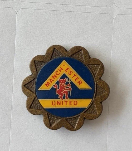 Vintage Manchester United Badge 1970s for sale on Ebay