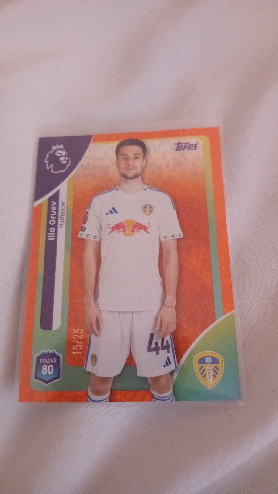Topps Premier League Leeds United 2025/2026 Ilia Gruev 15/25 for sale on Ebay