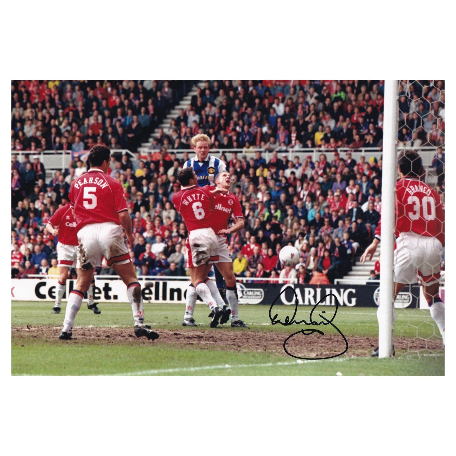 David May Signed Manchester United Photo Man Utd Autograph COA for sale on Ebay
