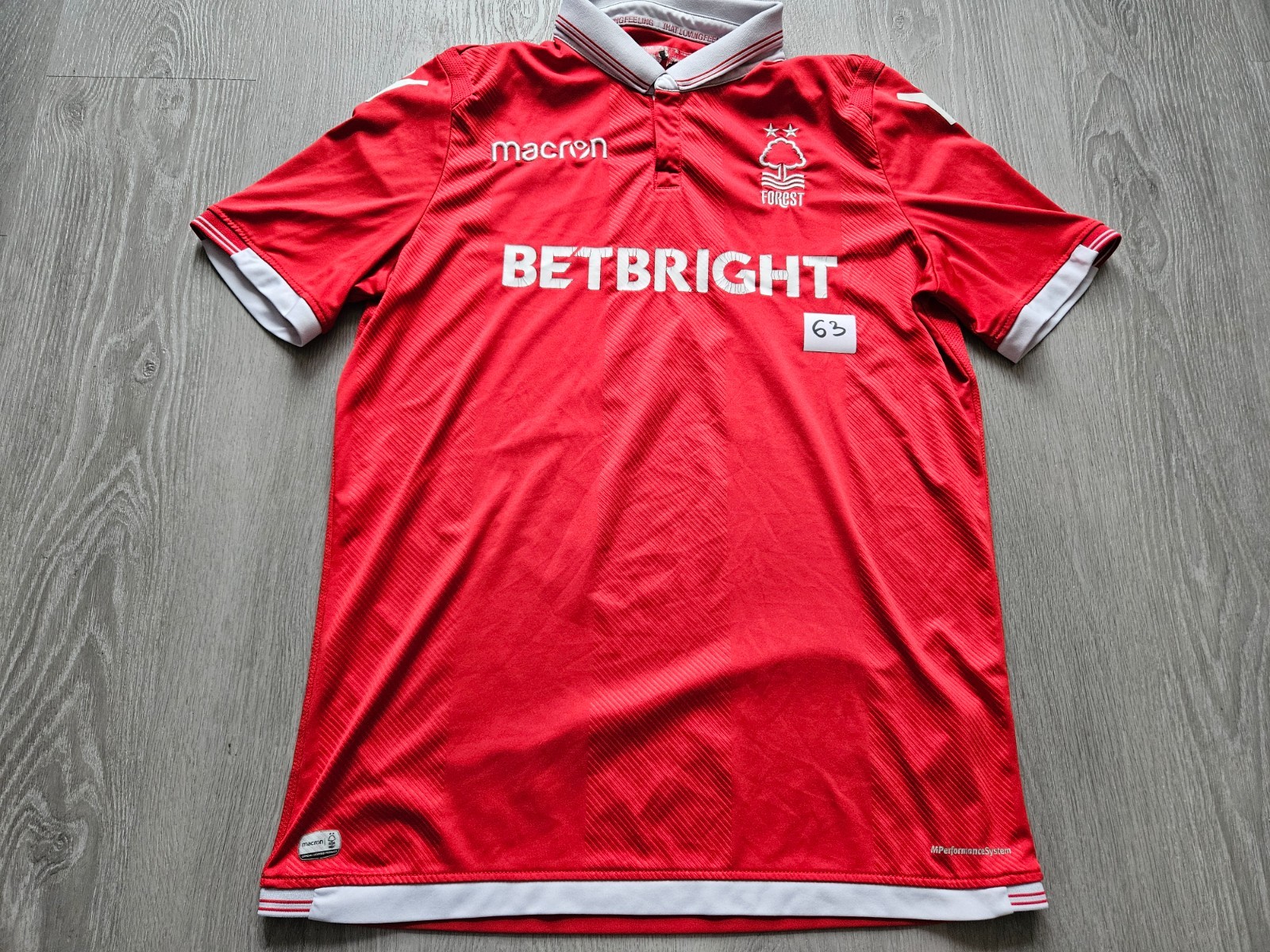 Mens Macron Nottingham Forest Home football shirt 18/19 Size XL for sale on Ebay