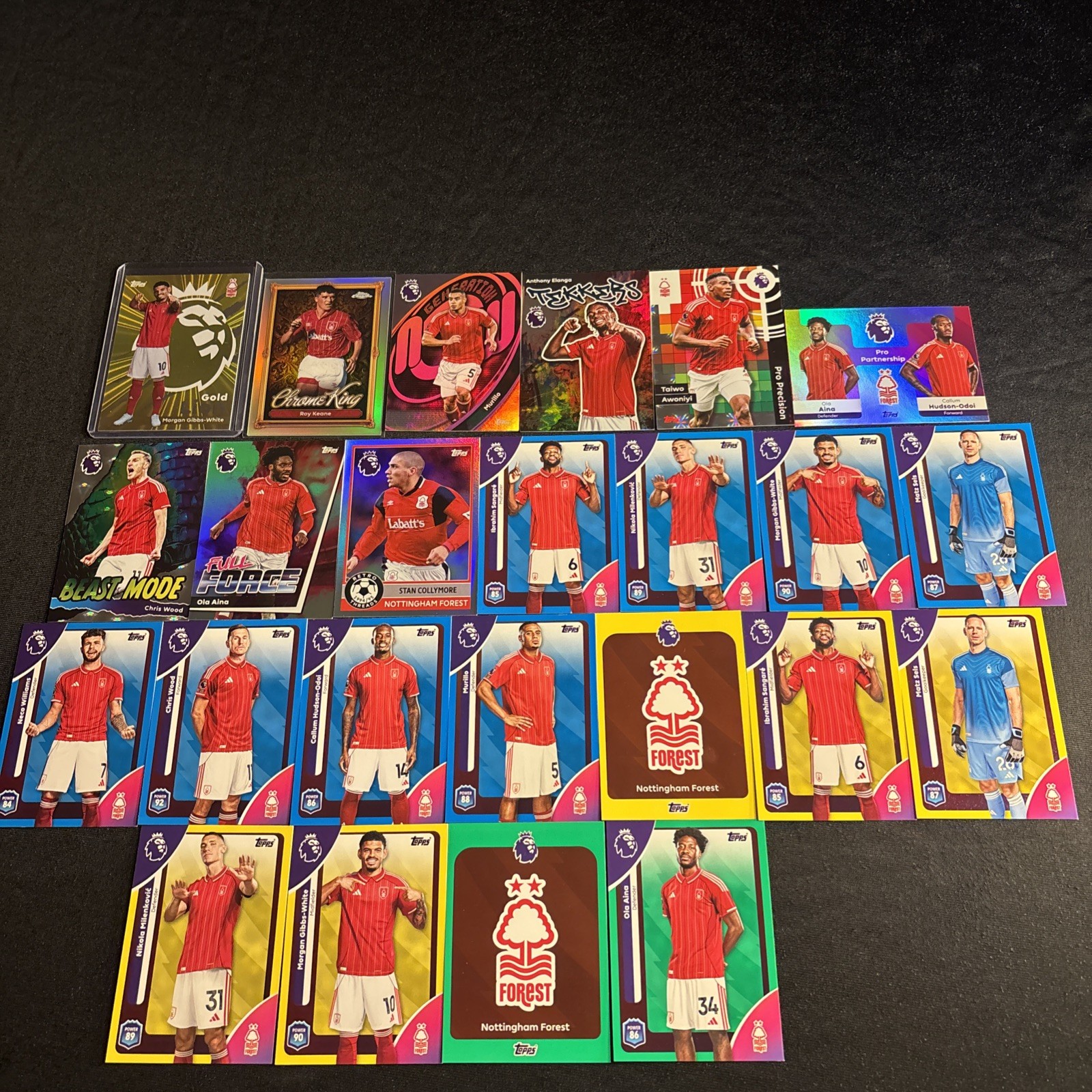 TOPPS 2026 Premier League 25/26 Football TCG Nottingham Forest Insert Bundle for sale on Ebay