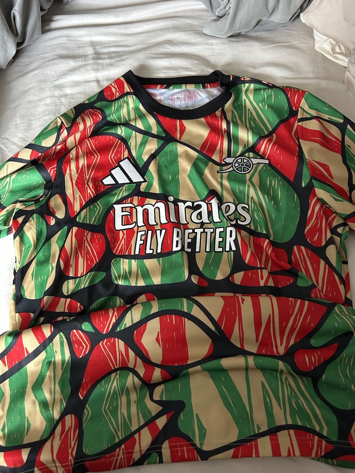 Arsenal Training Shirt 2024/25 Xl for sale on Ebay