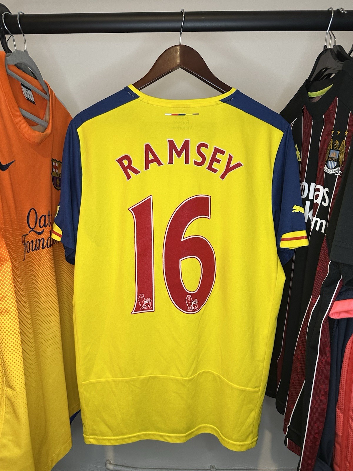 Arsenal 2014/15 Away Puma Mens Large Football Shirt for sale on Ebay
