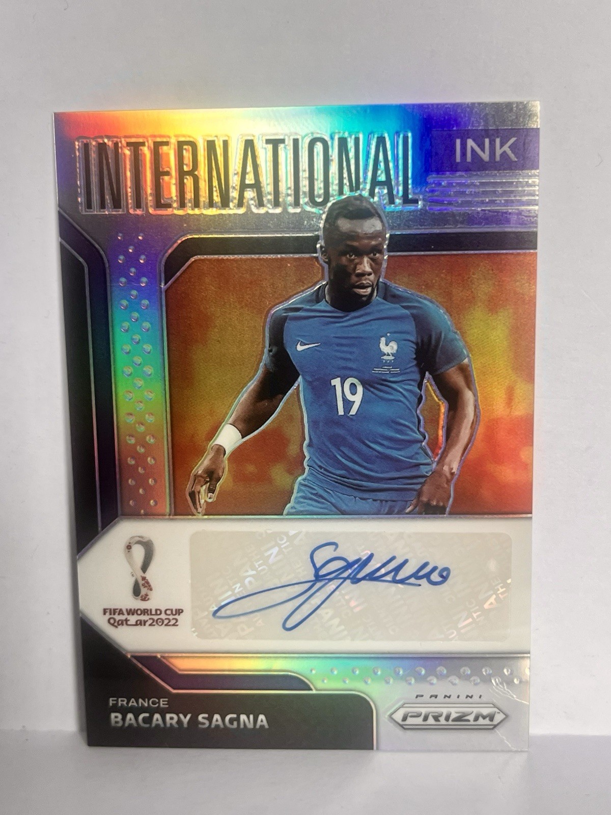 BACARY SAGNA AUTO /199 - Panini Prizm Inter Ink - Arsenal / France #I-BSG 🔥 for sale on Ebay