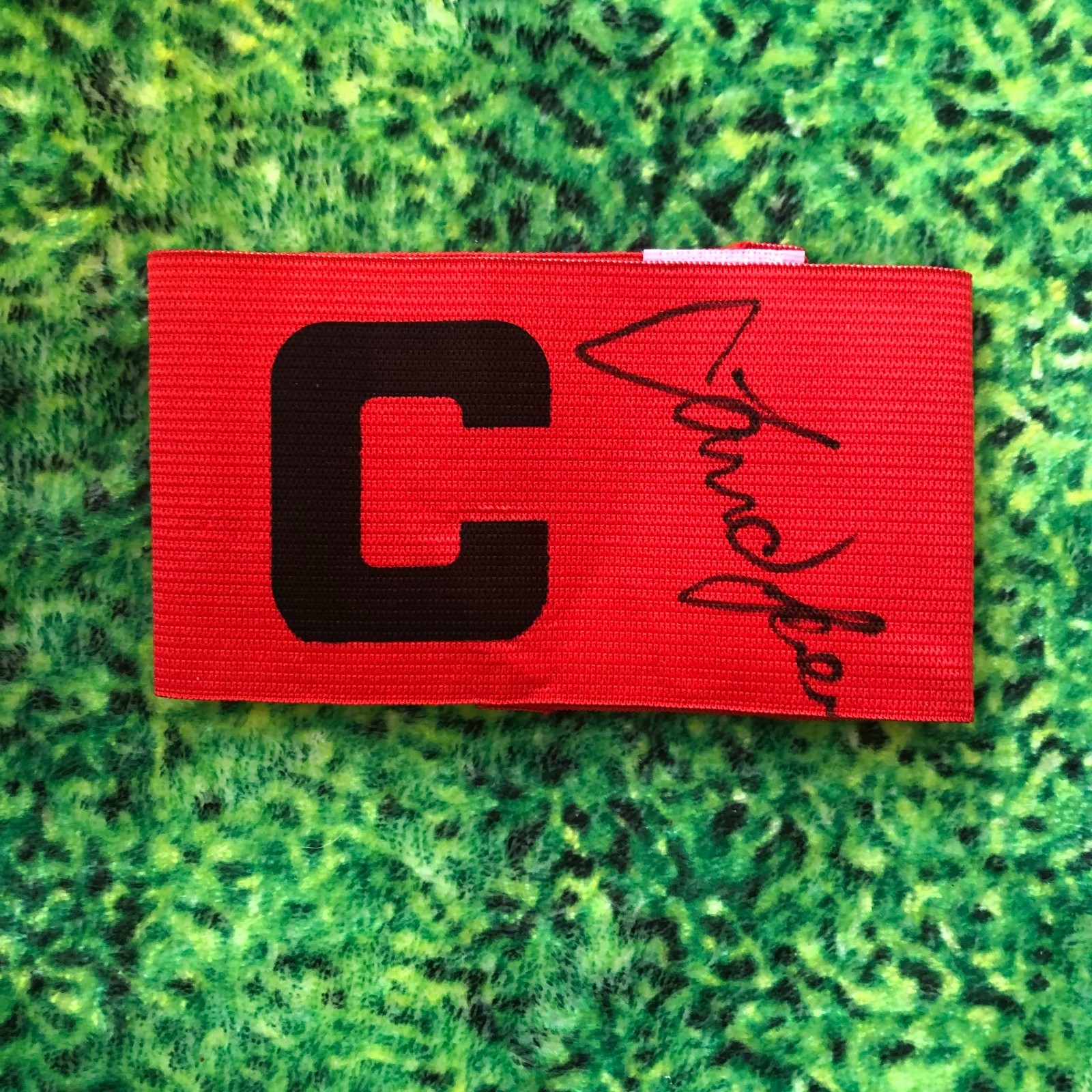 David Seaman Of England, Arsenal & Man City Signed Captains Armband wCOA for sale on Ebay