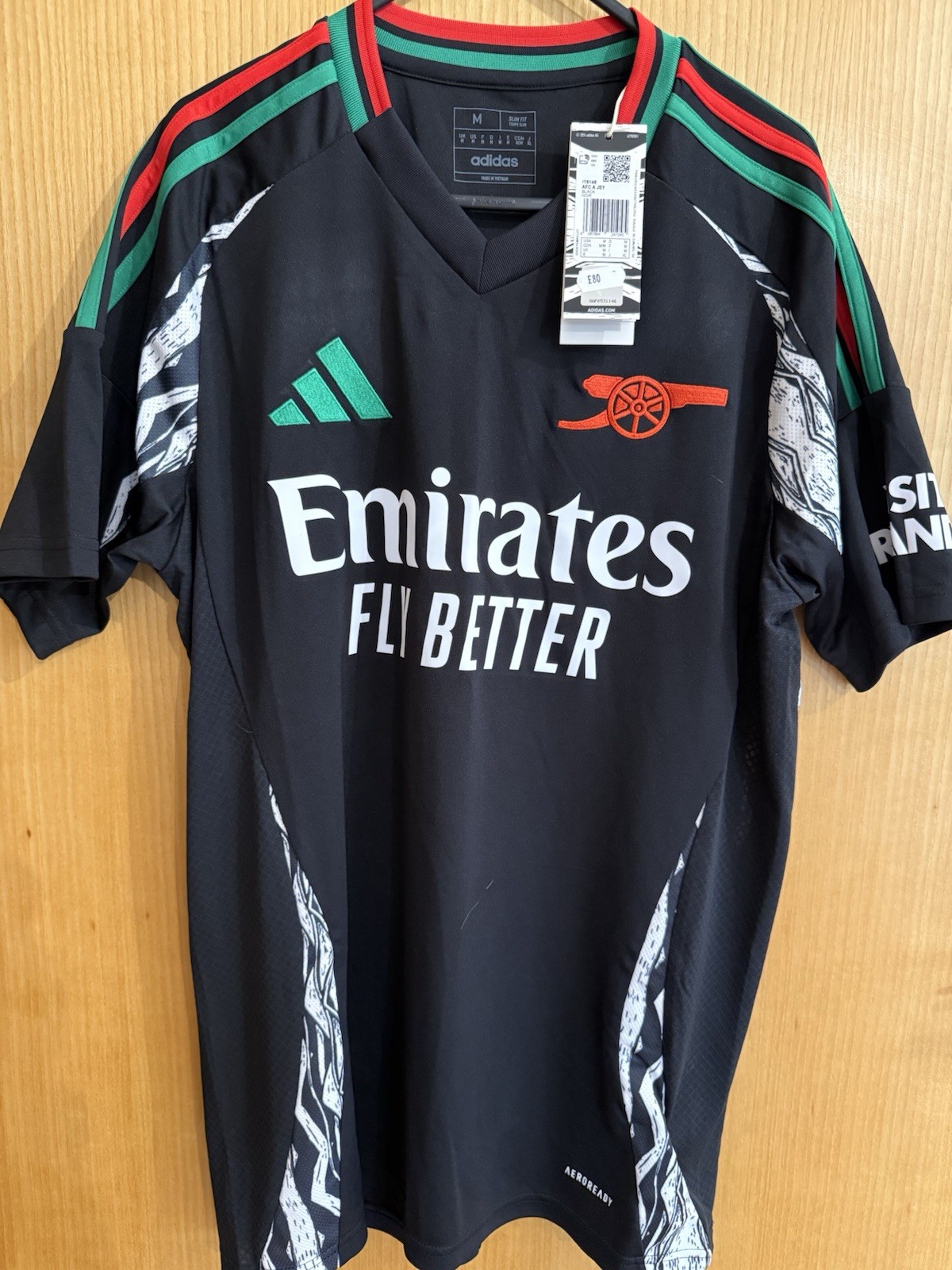 Arsenal Away Shirt Size Medium 24/25 for sale on Ebay