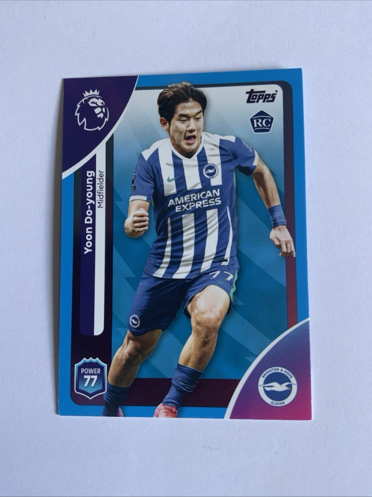 Yoon Do-young RC Topps Premier League 2025/2026 Brighton 25/26 Rookie # 81 for sale on Ebay