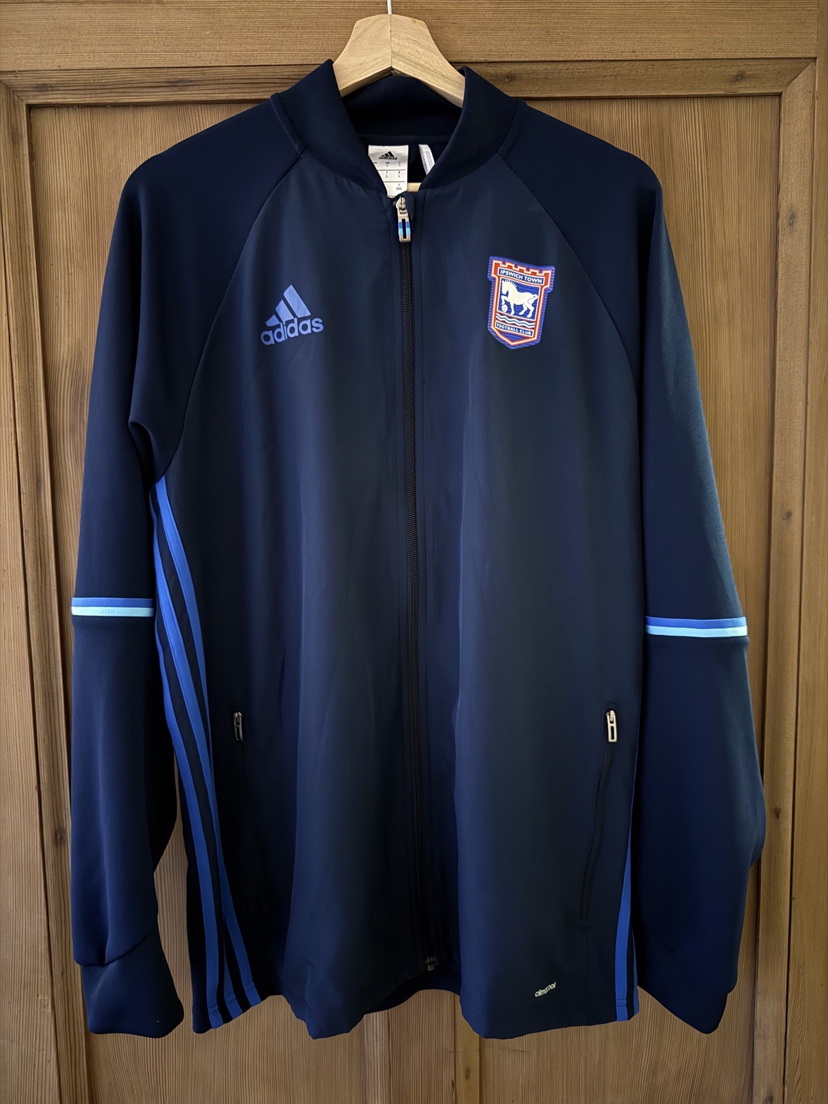 Retro Ipswich Town FC Adidas Football Training Top Jumper Jacket Large England for sale on Ebay