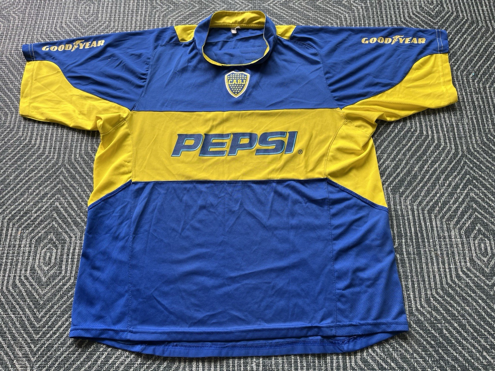 Boca Juniors Classic Home Shirt Size Large for sale on Ebay