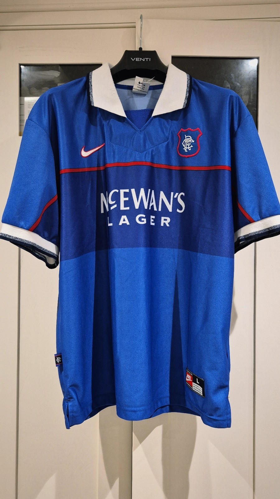 Original Glasgow Rangers Home Football Shirt 97/99 for sale on Ebay