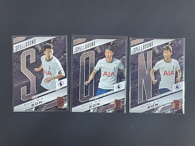 PANINI DONRUSS ELITE PREMIER 22/23 SPELLBOUND SON TOTTENHAM HOTSPUR FULL SET for sale on Ebay