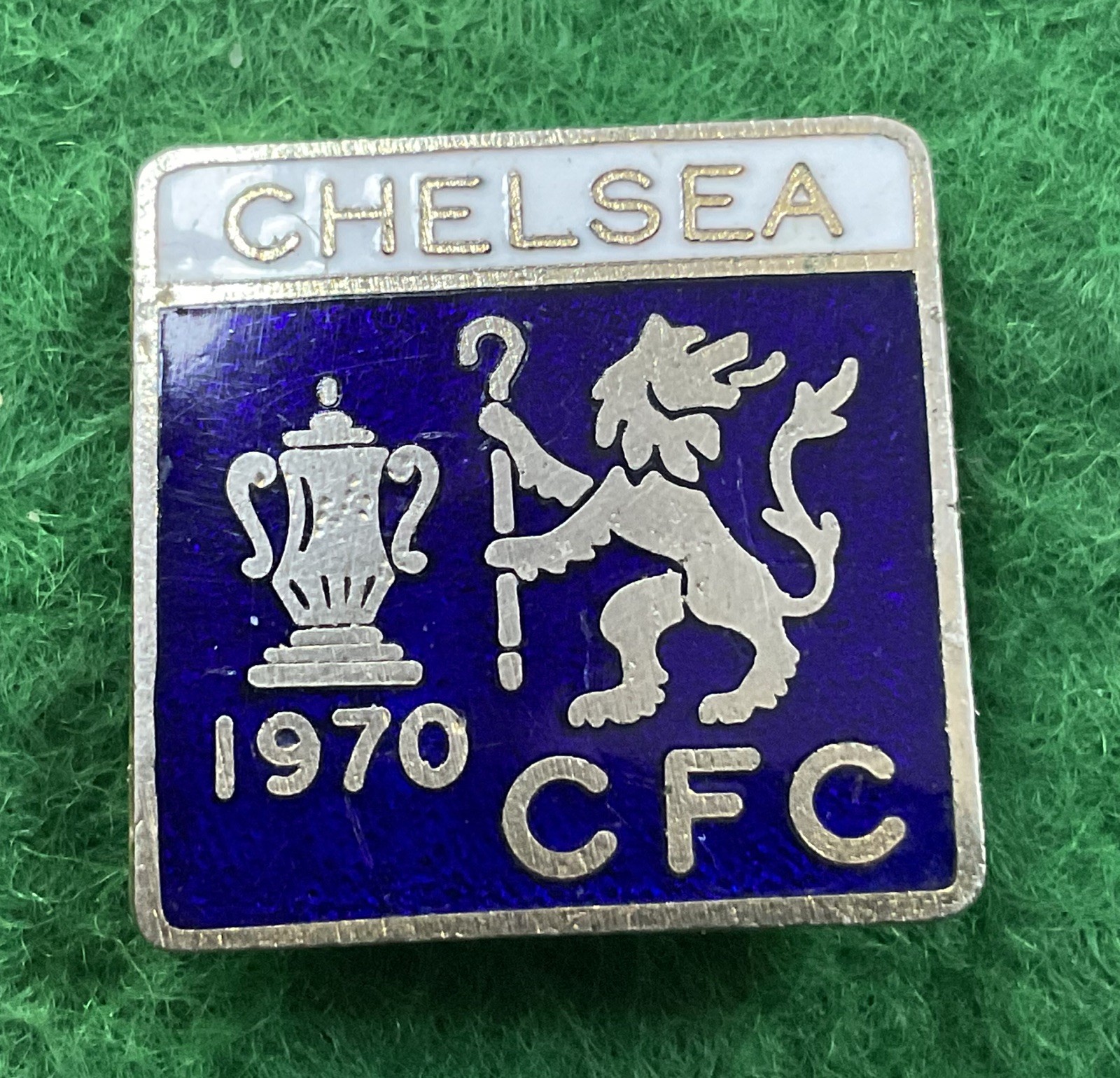 RARE - CHELSEA FC - FOOTBALL CLUB - ENAMEL PIN BADGE - FA CUP WINNERS 1970 for sale on Ebay