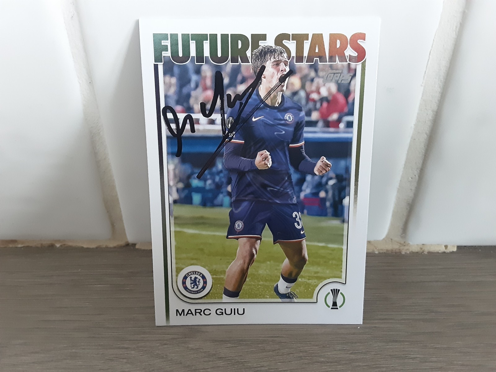 CHELSEA - MARC GUIU Hand Signed Future Stars Football trading card  for sale on Ebay