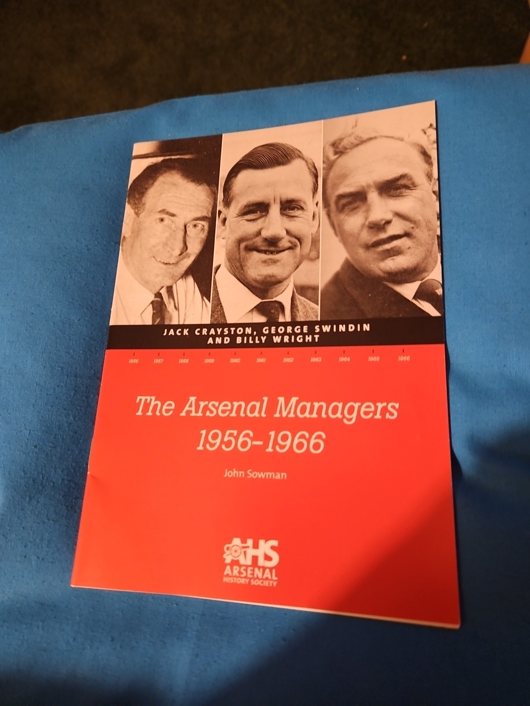 The Arsenal Managers 1956-1966 Booklet for sale on Ebay
