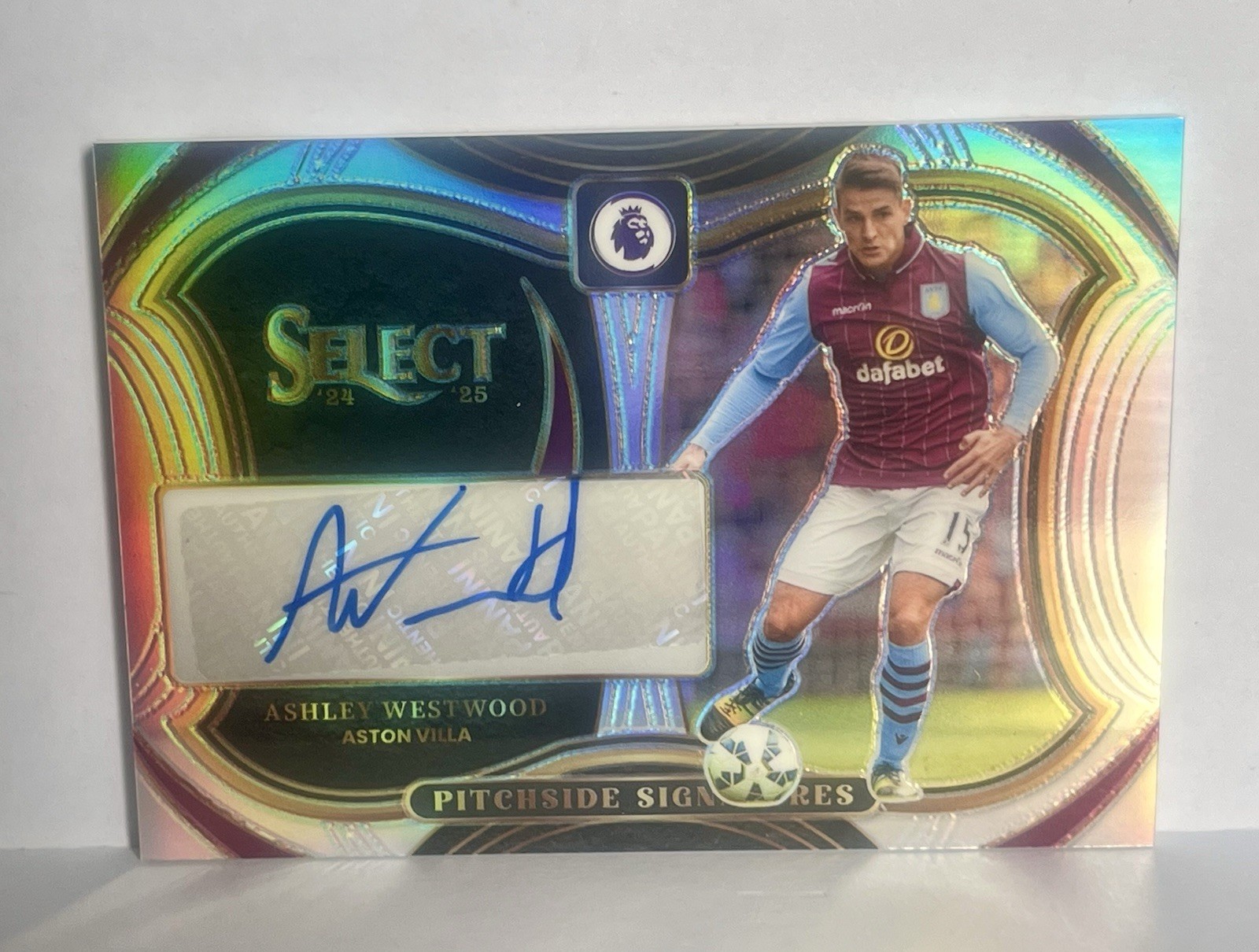 ASHLEY WESTWOOD AUTO - Panini Prizm Select- Aston Villa - #PS-AW 🔥 for sale on Ebay