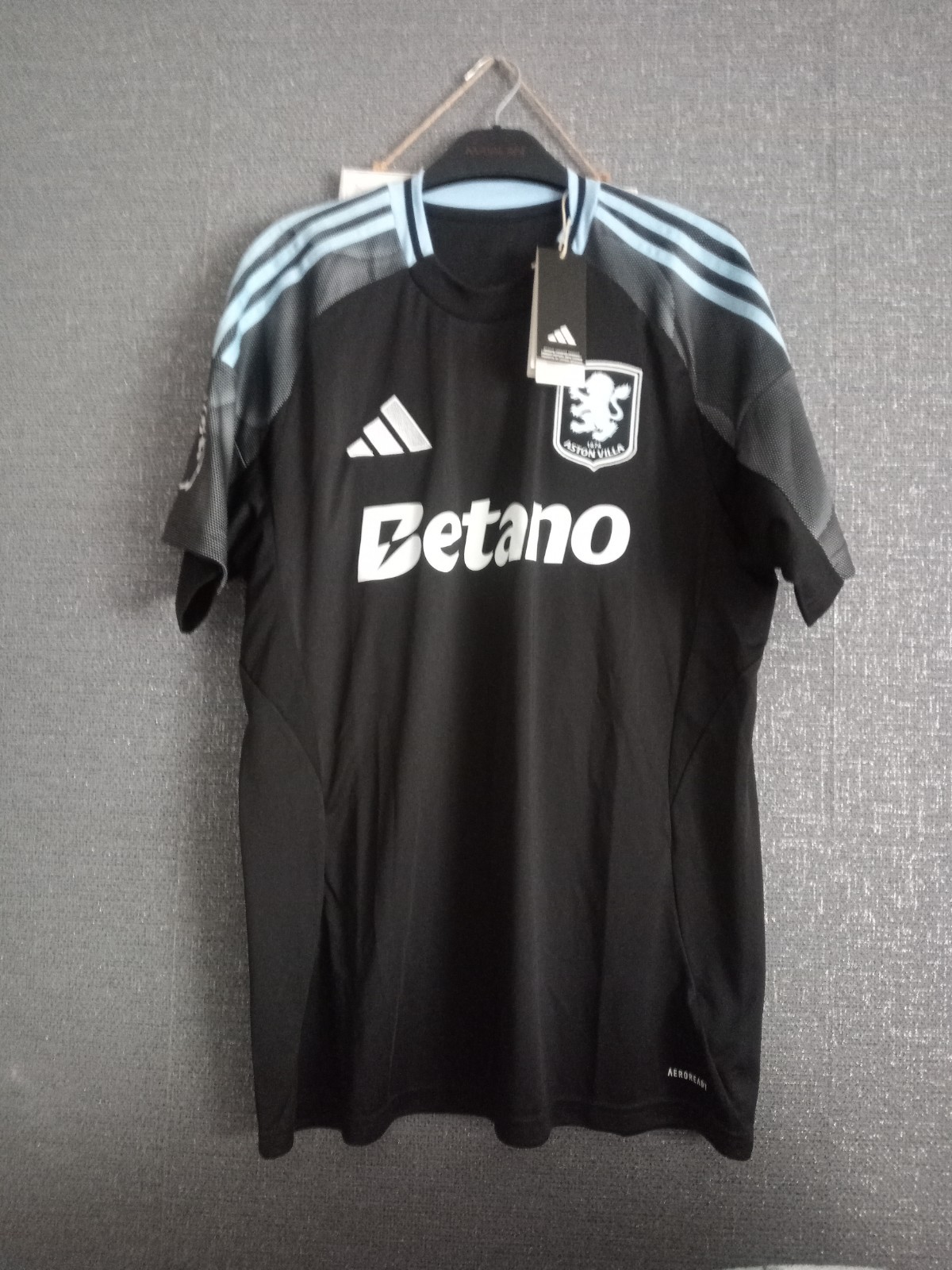 ASTON VILLA...25/26...AWAY SHIRT ..LARGE...KIDDA 60...BNWTS for sale on Ebay