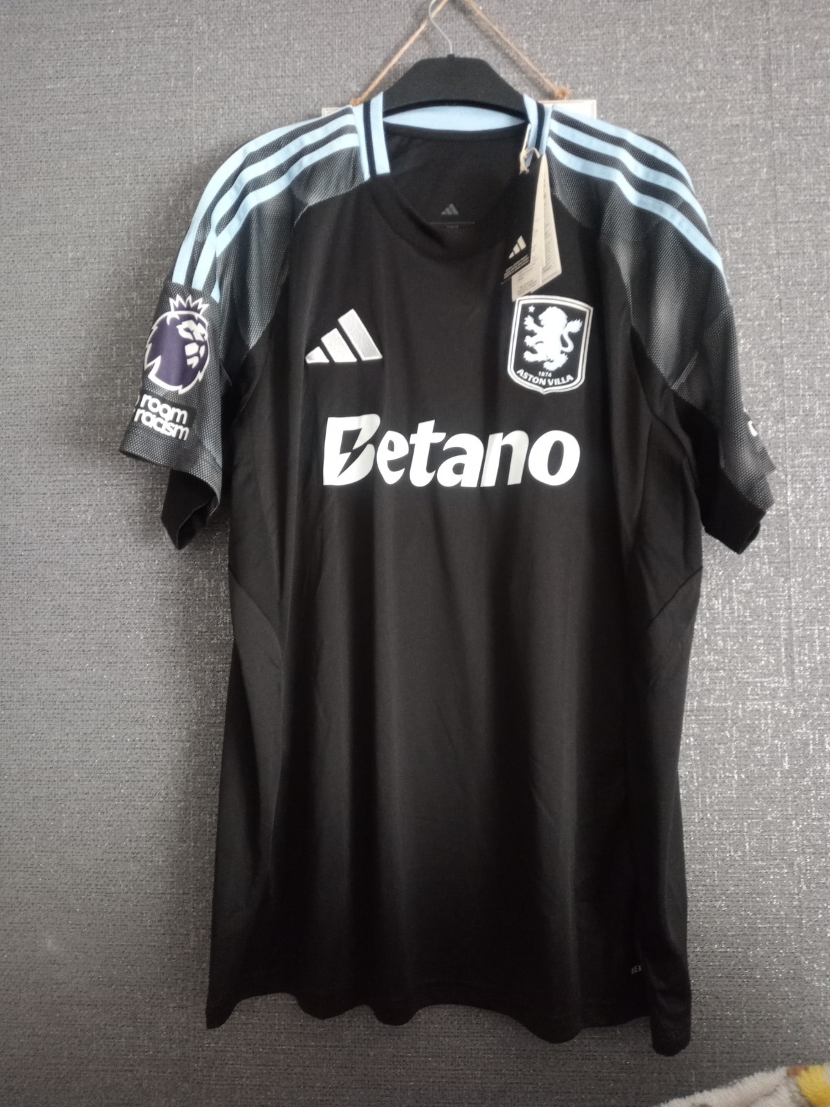 ASTON VILLA...25/26...AWAY SHIRT...XL...DAD 22...BNWTS for sale on Ebay