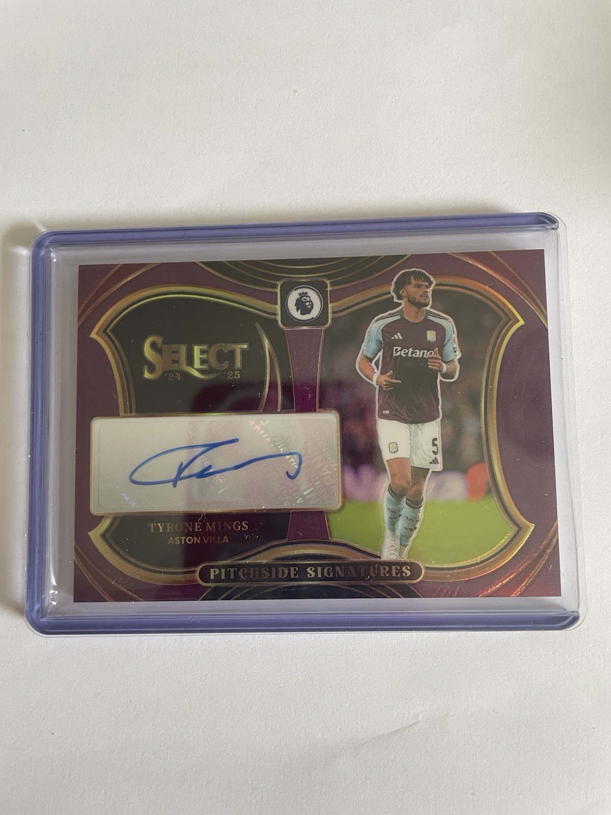 2024-25 Panini Select Premier League Tyrone Mings Auto /199  Aston Villa for sale on Ebay