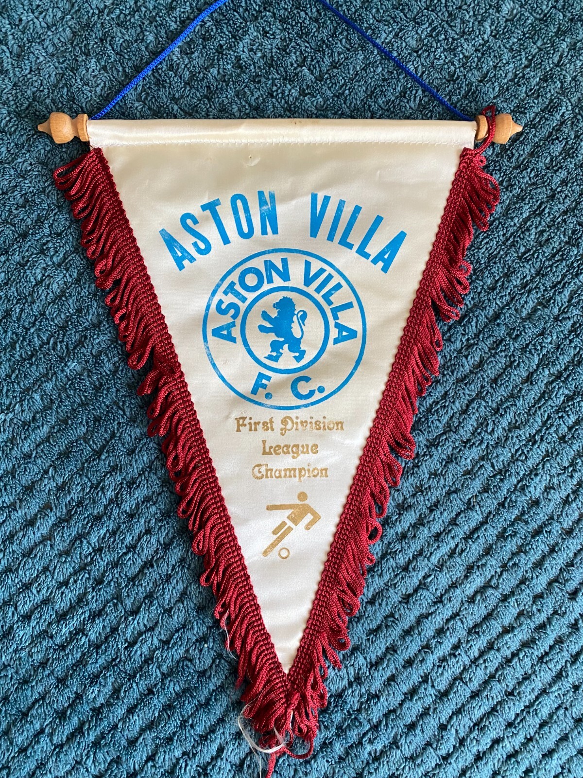 1981 Pennant - Aston Villa - First Division League Champions  (30 x 24 cm) for sale on Ebay