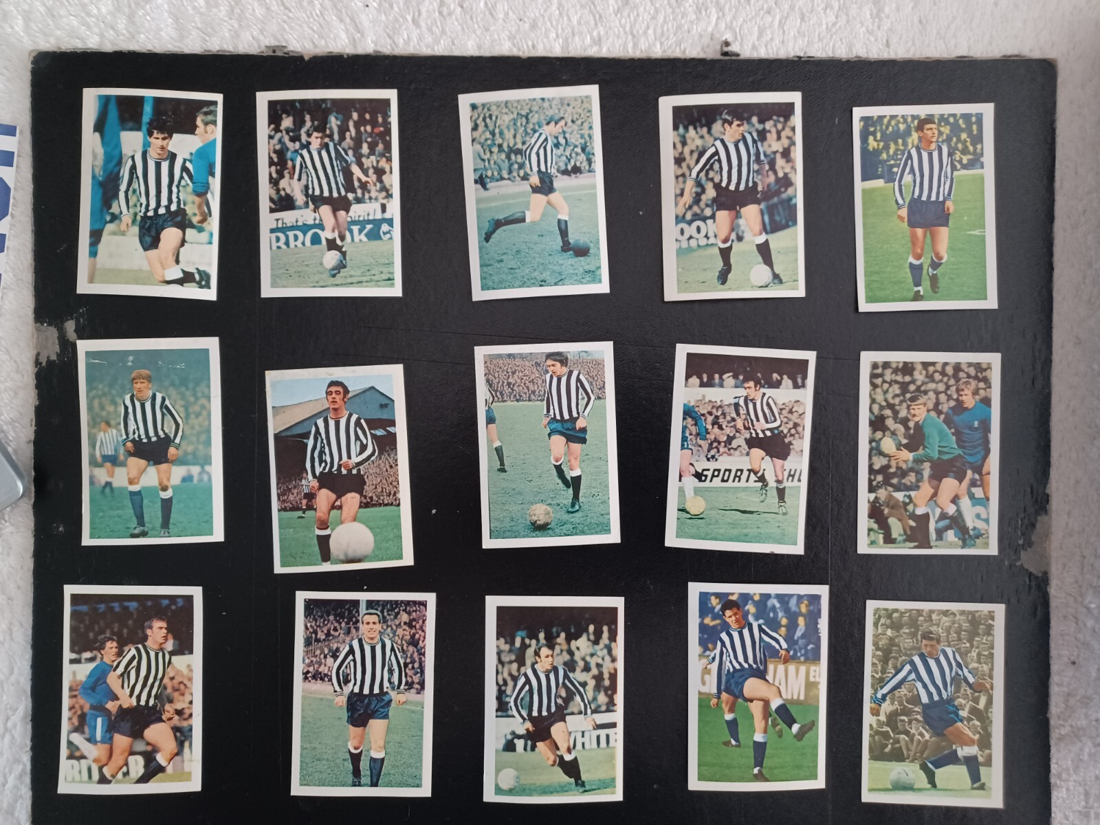 Football Cards - NEWCASTLE UNITED x 15 - FKS Soccer Stars 1969/70 - Removed for sale on Ebay