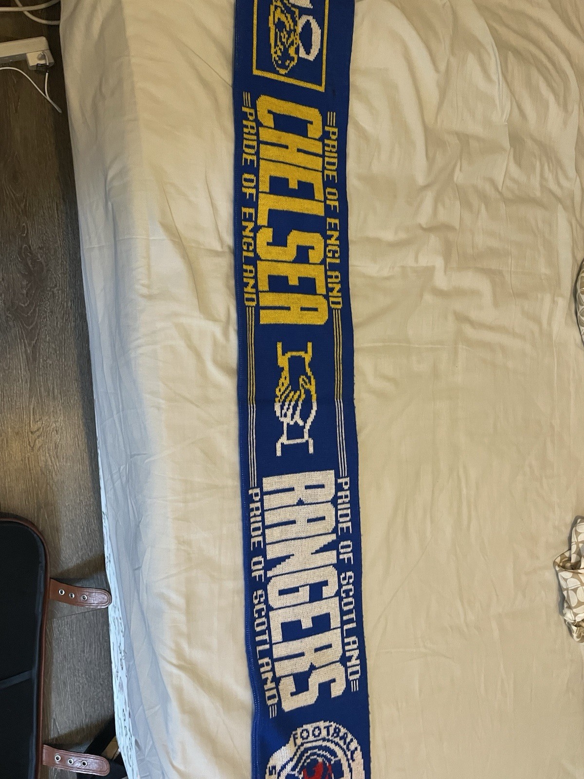 Chelsea / Rangers Football Scarf for sale on Ebay