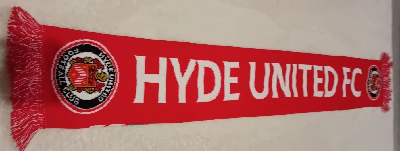 Hyde United Non League Scarf for sale on Ebay