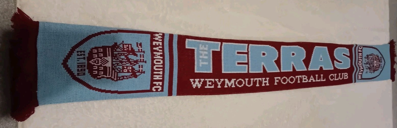 Weymouth FC Non League Scarf for sale on Ebay
