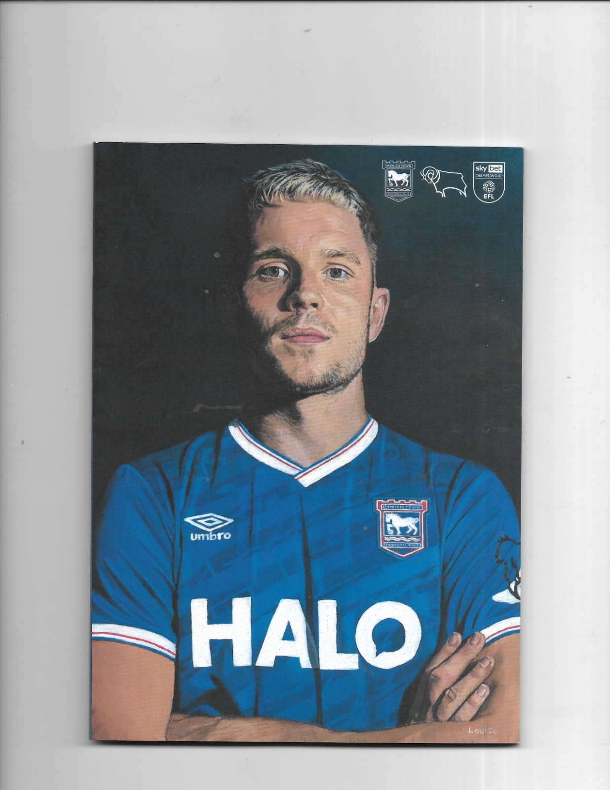 Ipswich Town v Derby County 30-8-2025 Championship football programme for sale on Ebay