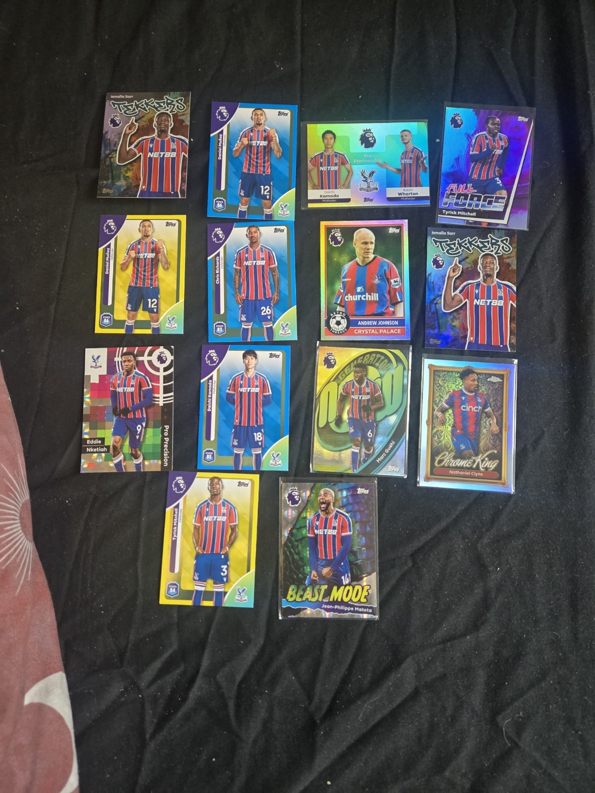 Topps Premier League 2026 Crystal Palace Bundle Inc 14 Inserts for sale on Ebay