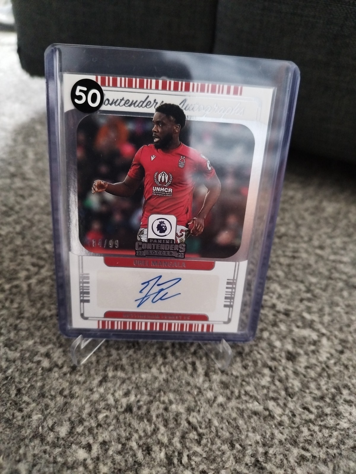2022/23 Orel Mangala Auto /99 Panini Contender Chronicles Nottingham Forest for sale on Ebay