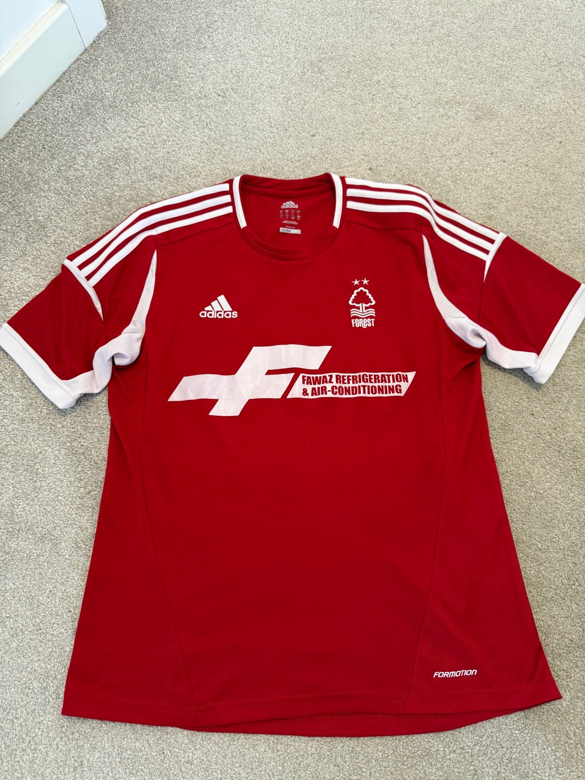 Nottingham Forest Home Shirt Large - 9 Assombalonga for sale on Ebay
