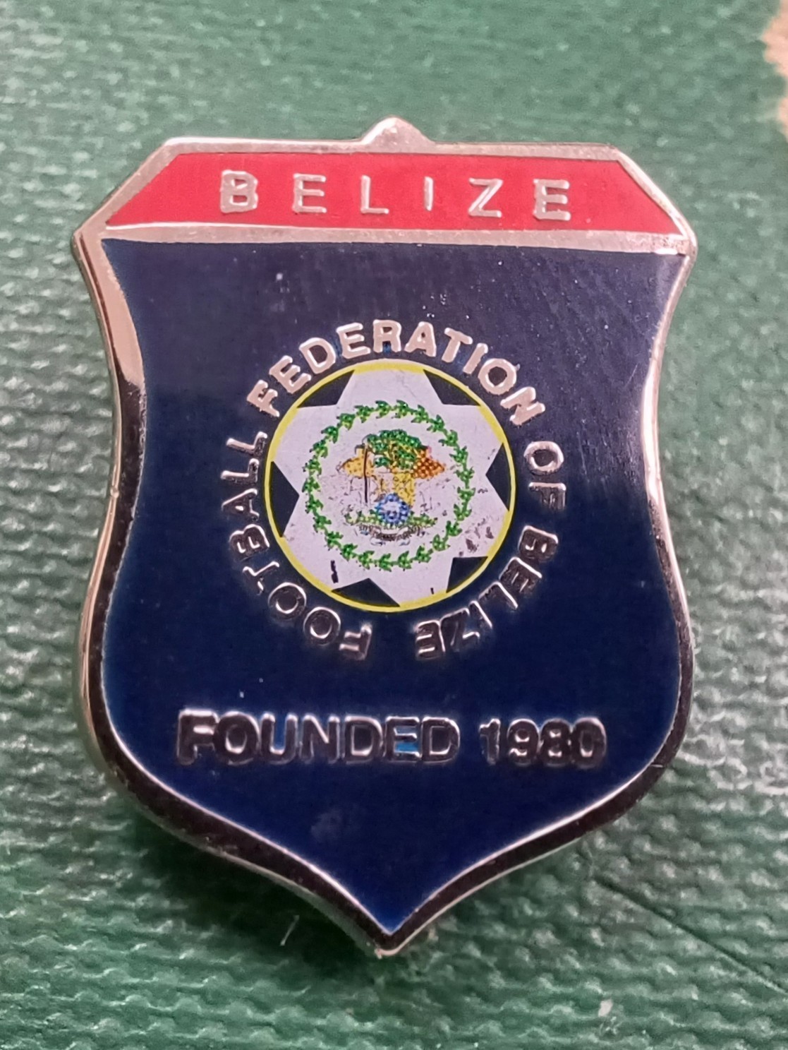 RARE Belize Football Association FA Enamel Pin Badge Calcio Distintivo for sale on Ebay