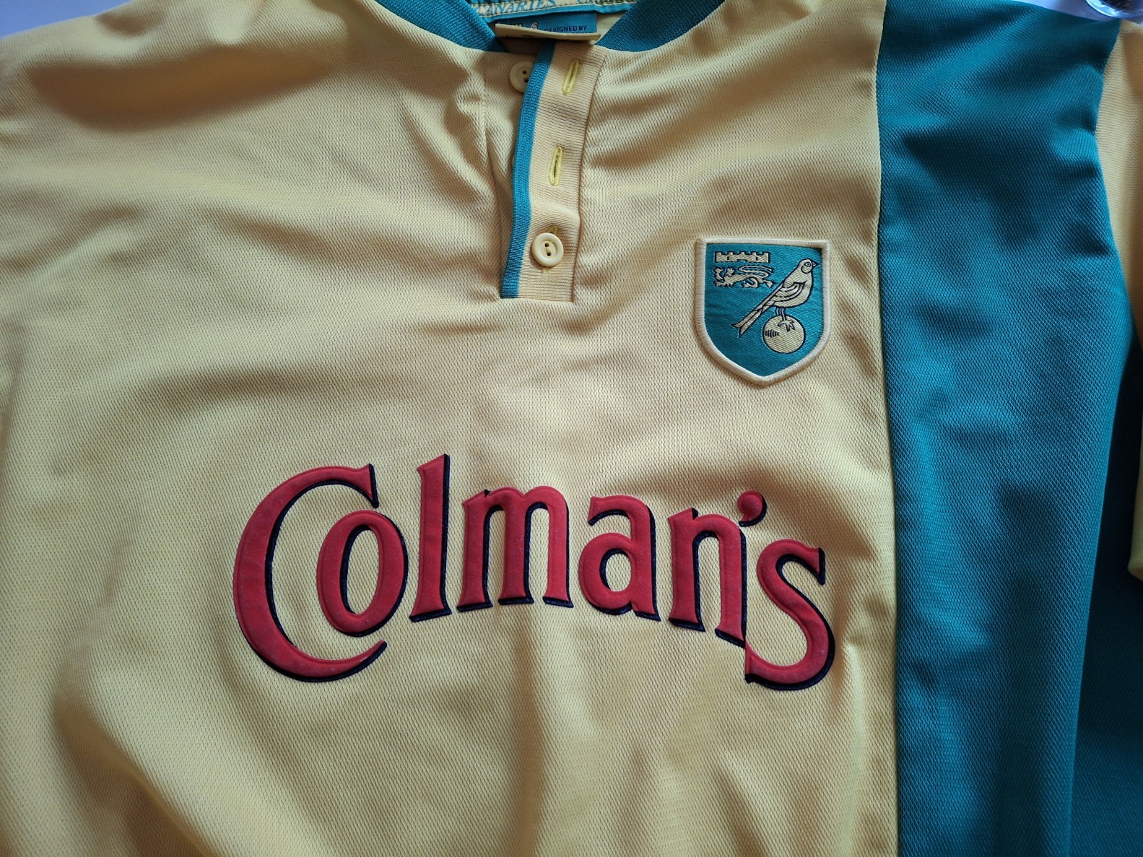 Rare Norwich City 1999/2001 Home Shirt XXL OLDFIELD  for sale on Ebay