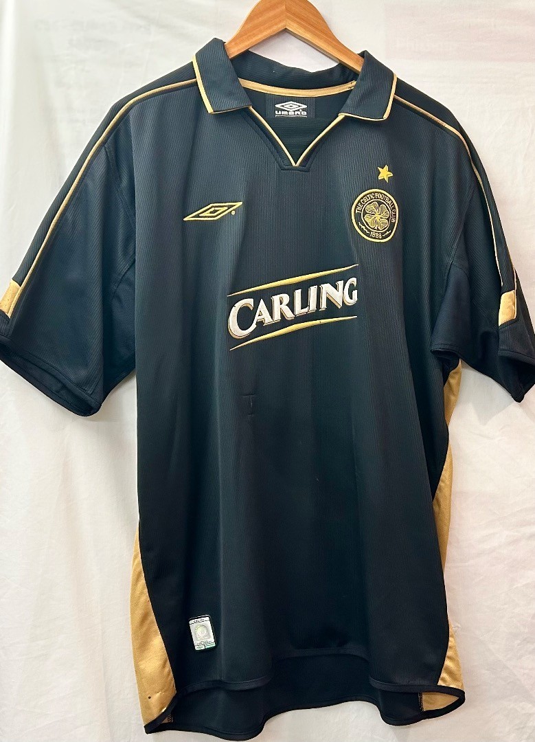 UMBRO CELTIC FC Men’s Black Short Sleeve Football Top UK XL - CG C51 for sale on Ebay