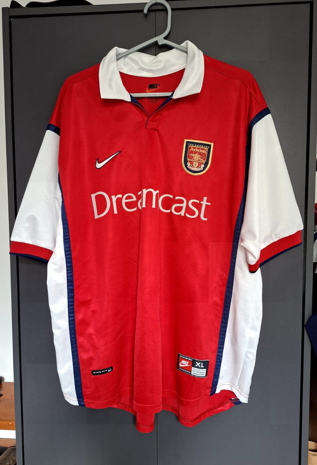 Arsenal vintage football shirt 1999/20 size XL for sale on Ebay