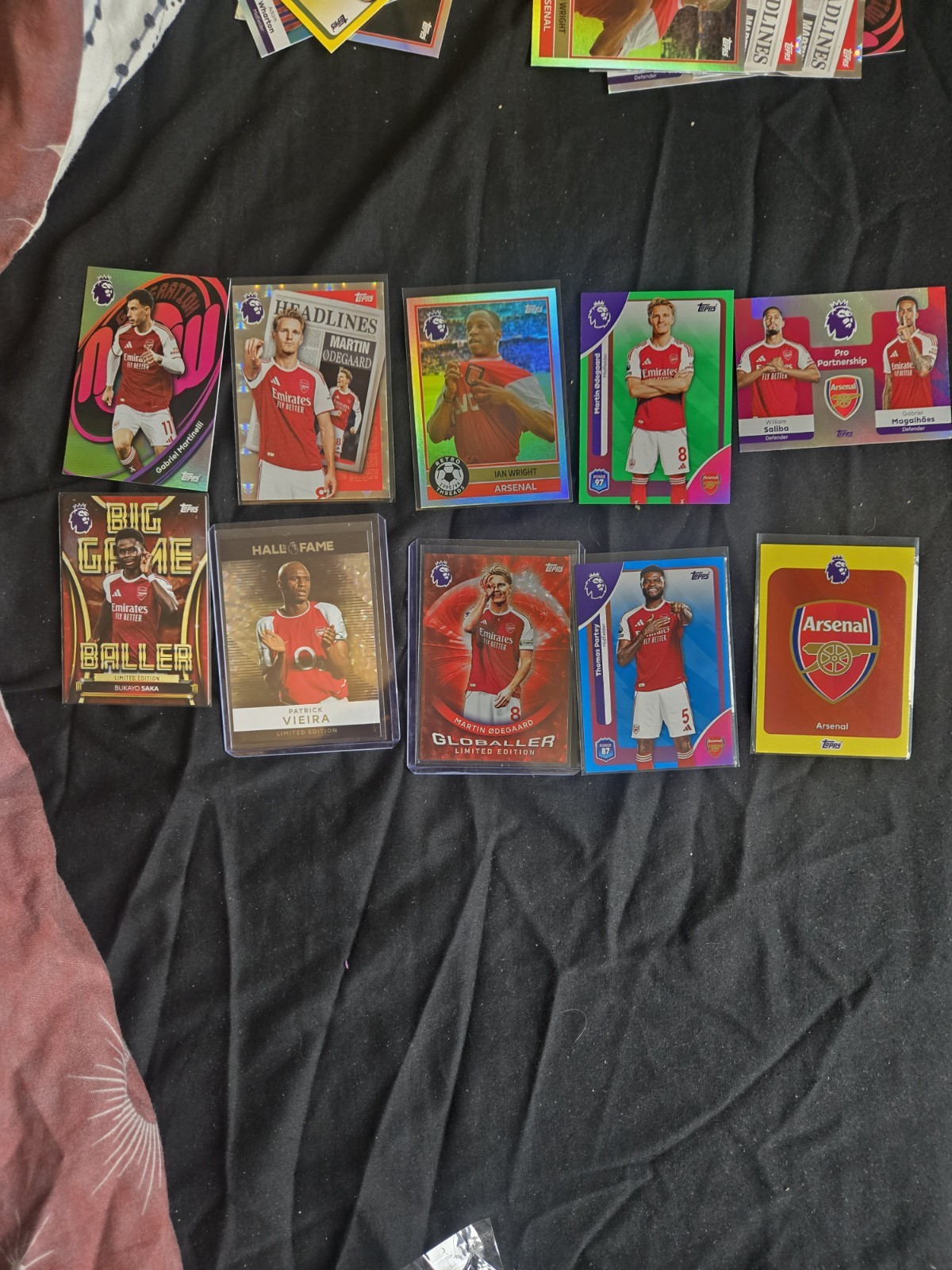 Topps Premier League 2026 Arsenal Cards Bundle x10 card bundle  for sale on Ebay