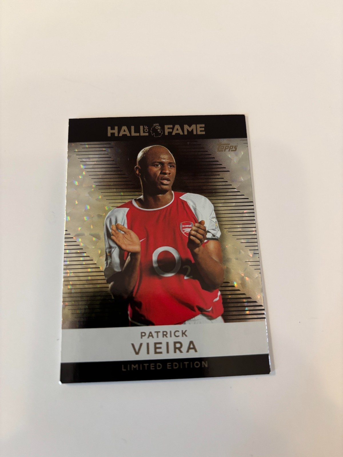 Topps 2026 Premier League Hall Of Fame Patrick Vieira Arsenal for sale on Ebay