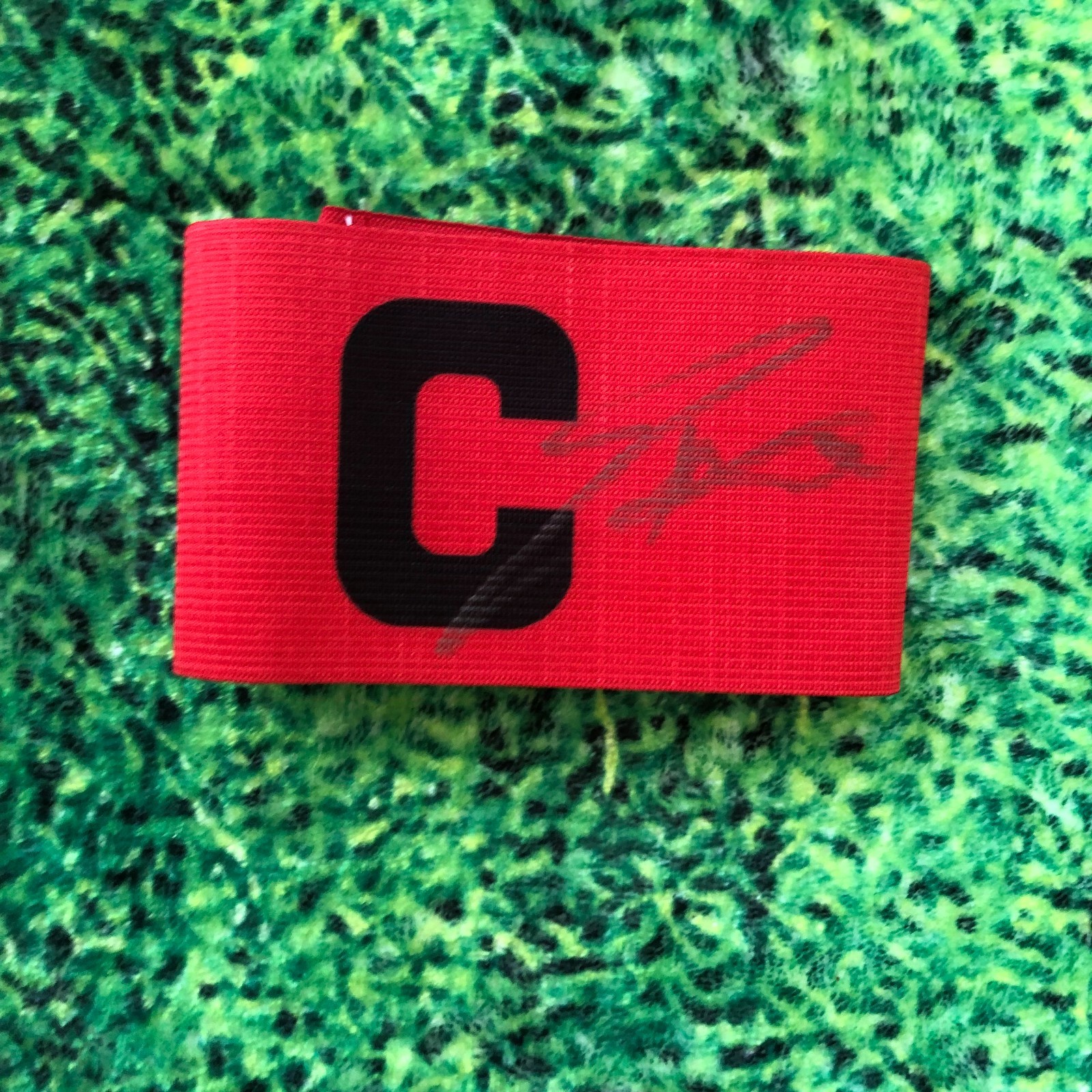 William Saliba Of France & Arsenal Signed Captains Armband wCOA for sale on Ebay