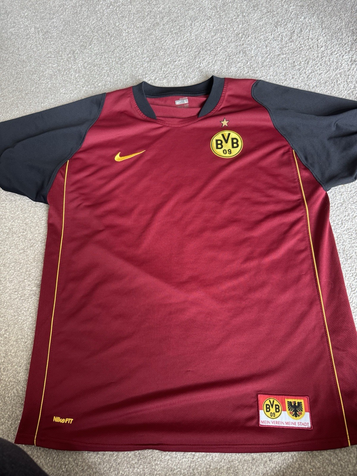Borussia Dortmund Third Shirt 2007/08 Hummels 15 Nike Size L for sale on Ebay